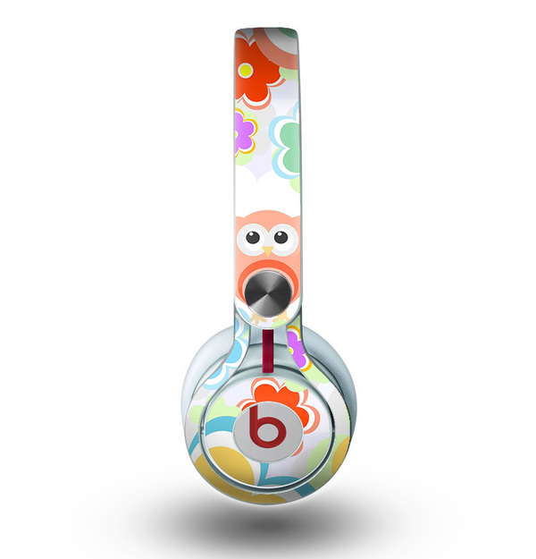 The Fun-Colored Cartoon Owls Skin for the Beats by Dre Mixr Headphones