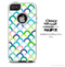 The Fun Colored Hoops Skin For The iPhone 4-4s or 5-5s Otterbox Commuter Case