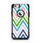 The Fun Colored Vector Sharp Chevron Pattern Apple iPhone 6 Otterbox Commuter Case Skin Set