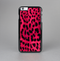 The Fuzzy Real Pink Leopard Print Skin-Sert for the Apple iPhone 6 Skin-Sert Case
