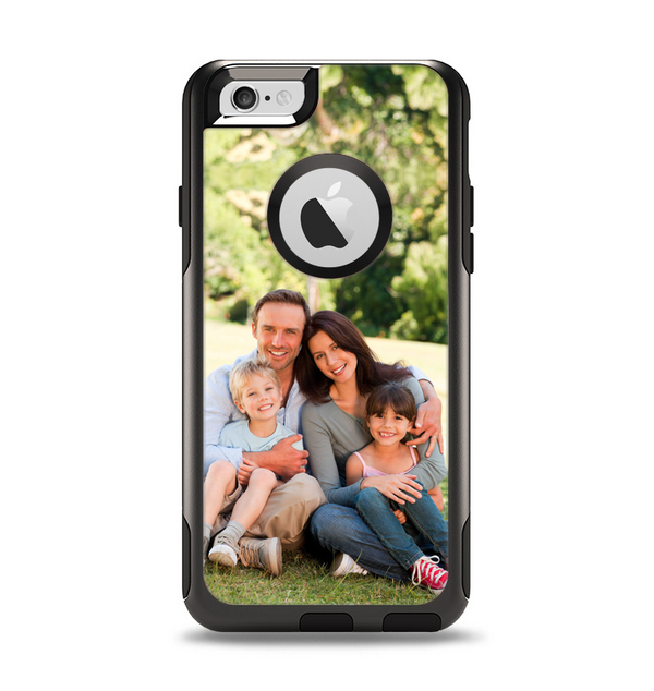 Custom Add Your Own Photo Skin Apple iPhone 6 Otterbox Commuter Case Skin Set