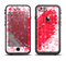The Geometric Faded Red Heart Apple iPhone 6/6s LifeProof Fre Case Skin Set