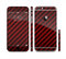 The Glossy Red Carbon Fiber Sectioned Skin Series for the Apple iPhone 6 Plus