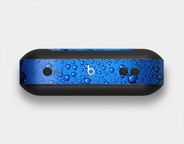 The Glowing Blue Vivid RainDrops Skin Set for the Beats Pill Plus