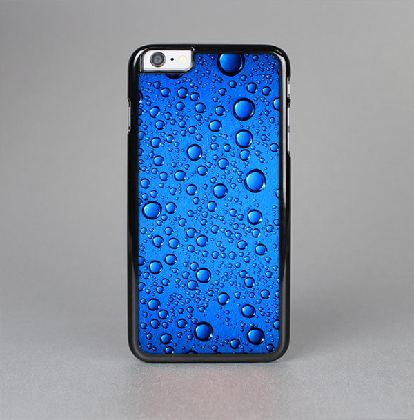 The Glowing Blue Vivid RainDrops Skin-Sert for the Apple iPhone 6 Skin-Sert Case