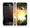 The Glowing Gold & Black Nebula Skin Set for the Apple iPhone 5