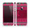 The Glowing Green & Pink Ethnic Aztec Pattern Skin Set for the Apple iPhone 5