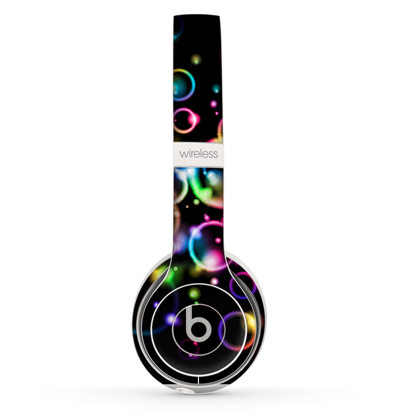 The Glowing Neon Bubbles Skin Set for the Beats by Dre Solo 2 Wireless Headphones