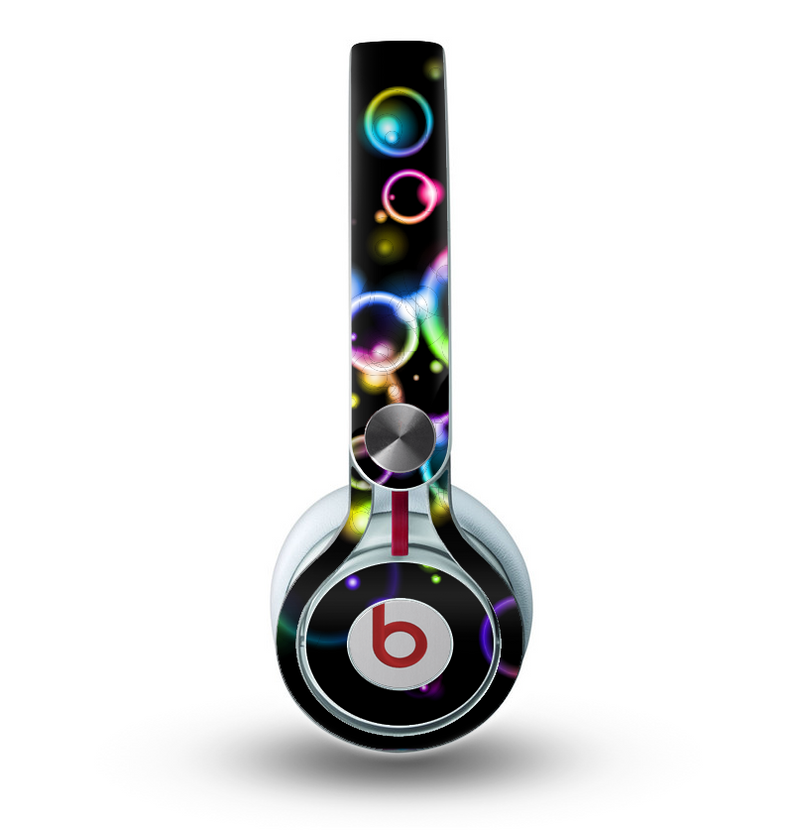 The Glowing Neon Bubbles Skin for the Beats by Dre Mixr Headphones