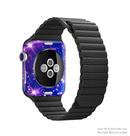The Glowing Pink & Blue Starry Orbit Full-Body Skin Kit for the Apple Watch