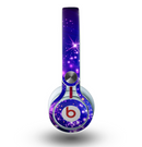 The Glowing Pink & Blue Starry Orbit Skin for the Beats by Dre Mixr Headphones