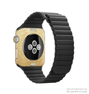 The Gold Glitter Ultra Metallic Full-Body Skin Kit for the Apple Watch
