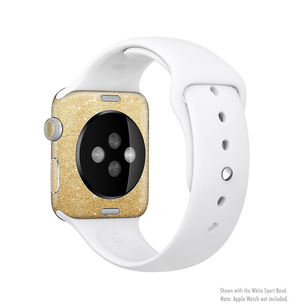 The Gold Glitter Ultra Metallic Full-Body Skin Kit for the Apple Watch