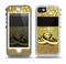 The Gold Glitter with Intertwined Rings Skin for the iPhone 5-5s OtterBox Preserver WaterProof Case