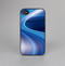 The Gradient Waves of Blue Skin-Sert for the Apple iPhone 4-4s Skin-Sert Case