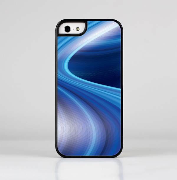 The Gradient Waves of Blue Skin-Sert for the Apple iPhone 5-5s Skin-Sert Case