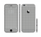 The Gray Carbon FIber Pattern Sectioned Skin Series for the Apple iPhone 6 Plus