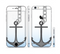 The Gray Chained Anchor Sectioned Skin Series for the Apple iPhone 6 Plus
