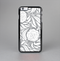 The Gray Floral Pattern V3 Skin-Sert for the Apple iPhone 6 Plus Skin-Sert Case