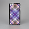 The Gray & Purple Plaid Layered Pattern V5 Skin-Sert for the Apple iPhone 6 Skin-Sert Case