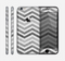 The Gray Toned Wide Vintage Chevron Pattern Skin for the Apple iPhone 6