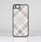 The Gray & White Plaid Layered Pattern V5 Skin-Sert for the Apple iPhone 5c Skin-Sert Case