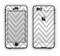 The Gray & White Sharp Chevron Pattern Apple iPhone 6 Plus LifeProof Nuud Case Skin Set