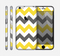 The Gray & Yellow Chevron Pattern Skin for the Apple iPhone 6