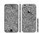 The Grayscale Flower Petals Sectioned Skin Series for the Apple iPhone 6