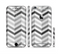 The Grayscale Gradient Chevron Zigzag Pattern Sectioned Skin Series for the Apple iPhone 6