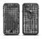 The Grayscale Lattice and Flowers Apple iPhone 6/6s LifeProof Fre Case Skin Set