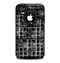 The Grayscale Lattice and Flowers Skin for the iPhone 4-4s OtterBox Commuter Case.png