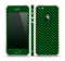 The Green & Black Sharp Chevron Pattern Skin Set for the Apple iPhone 5s
