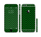 The Green & Black Sharp Chevron Pattern Sectioned Skin Series for the Apple iPhone 6