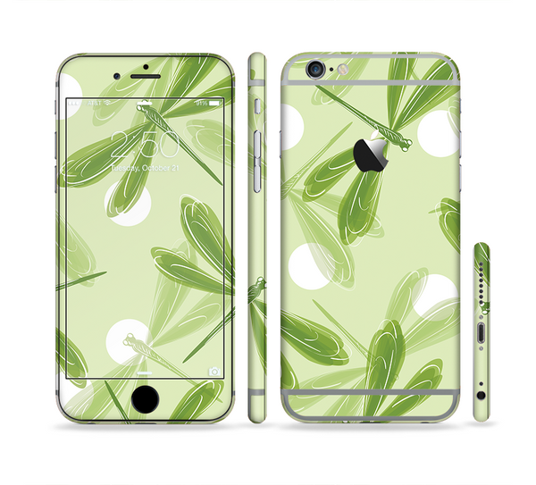 The Green DragonFly Sectioned Skin Series for the Apple iPhone 6 Plus