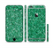 The Green Glitter Print Sectioned Skin Series for the Apple iPhone 6 Plus