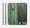 The Green Tinted Wood Planks Skin for the Apple iPhone 6