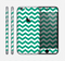 The Green & White Chevron Pattern V2 Skin for the Apple iPhone 6