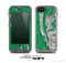 The Green layer on White Aged Wood  Skin for the Apple iPhone 5c LifeProof Case