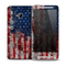 The Grungy American Flag Skin for the HTC One