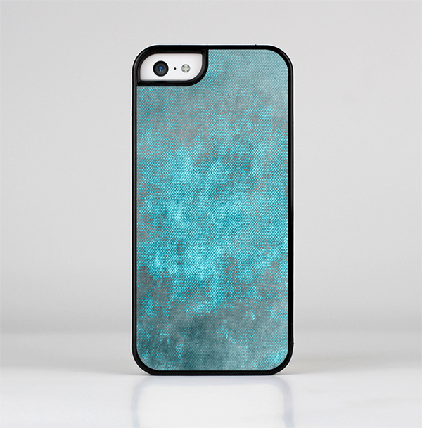 The Grungy Bright Teal Surface Skin-Sert for the Apple iPhone 5c Skin-Sert Case