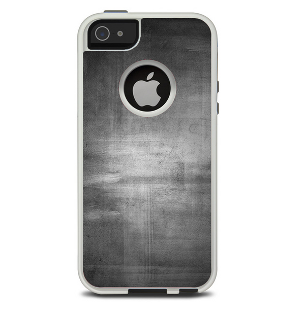 The Grungy Gray Panel Skin For The iPhone 5-5s Otterbox Commuter Case