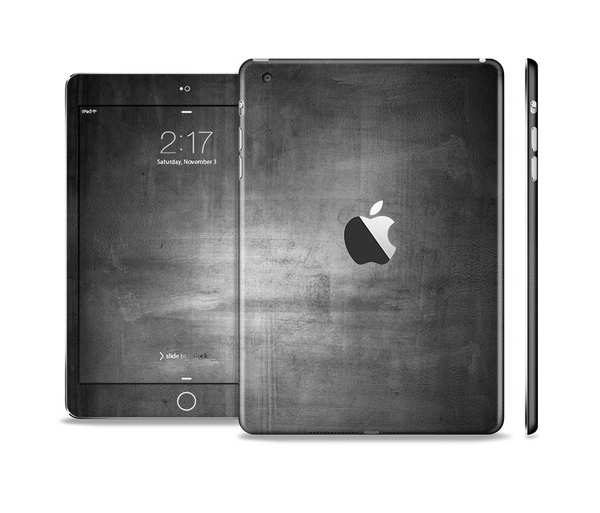 The Grungy Gray Panel Skin Set for the Apple iPad Mini 4