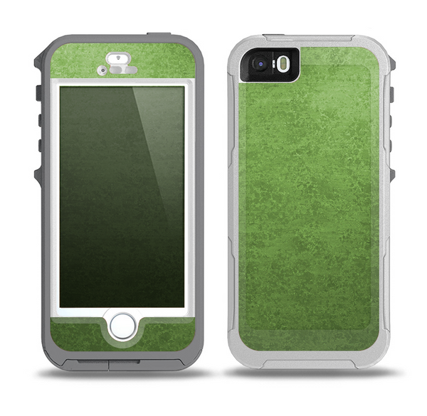 The Grungy Green Surface Skin for the iPhone 5-5s OtterBox Preserver WaterProof Case