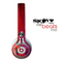 The Grungy Red Abstract Paint Skin for the Beats by Dre Mixr Headphones