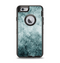 The Grungy Teal Wavy Abstract Surface Apple iPhone 6 Otterbox Defender Case Skin Set