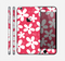 The Hanging White Vector Floral Over Red Skin for the Apple iPhone 6 Plus