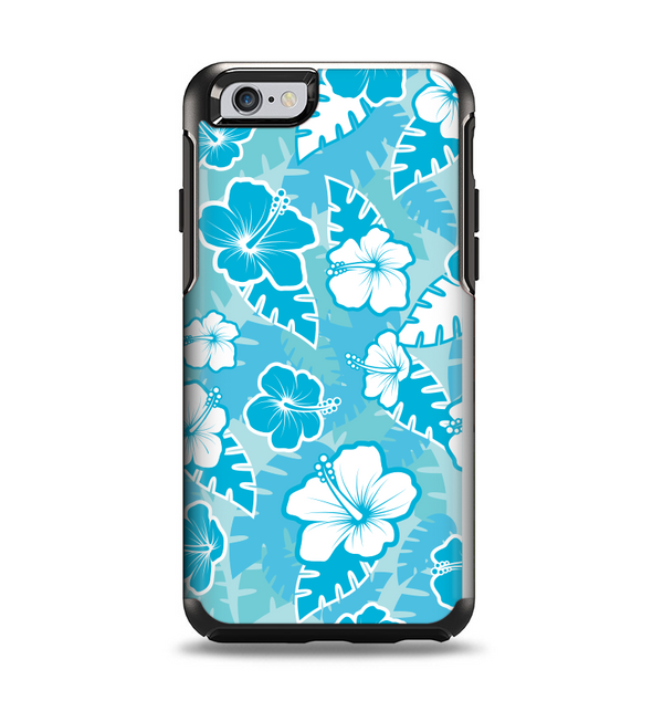 The Hawaiian Floral Pattern V4 Apple iPhone 6 Otterbox Symmetry Case Skin Set
