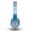 The Intricate Blue & White Snowflake Name Script Skin for the Beats by Dre Original Solo-Solo HD Headphones