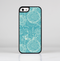 The Intricate Teal Floral Pattern Skin-Sert for the Apple iPhone 5-5s Skin-Sert Case